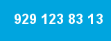 929 123 83 13